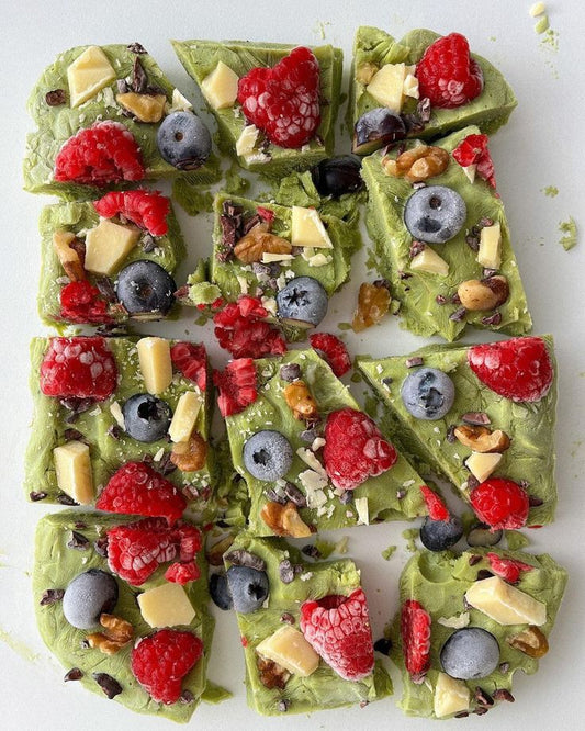 MATCHA FROZEN YOGURT BARK con @nutrivinyi